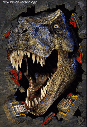 3D голова динозавра