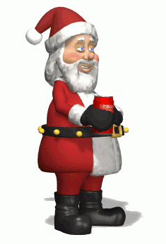 3D Санта Клаус