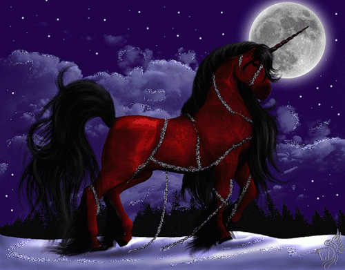 Ночная лошадь единорог
