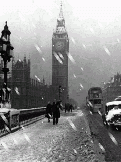 Снег в Лондоне