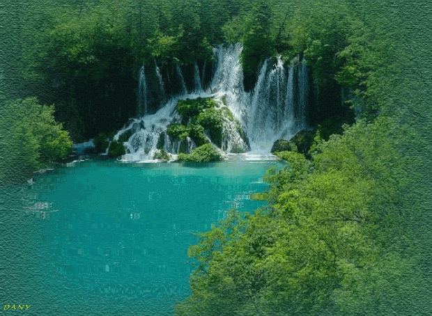 Анимационные водопады