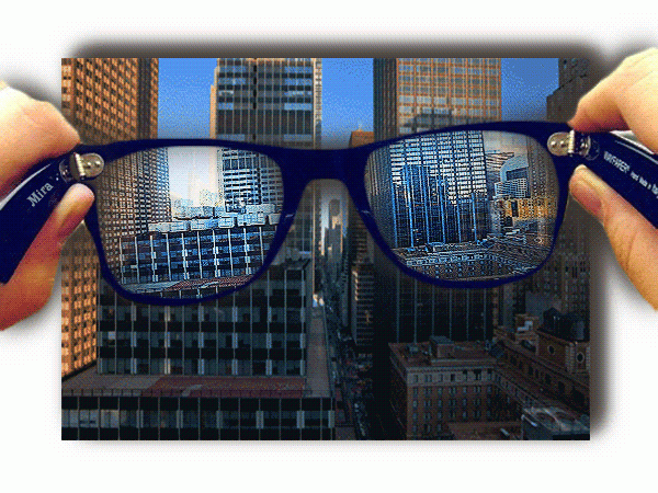 Город через очки