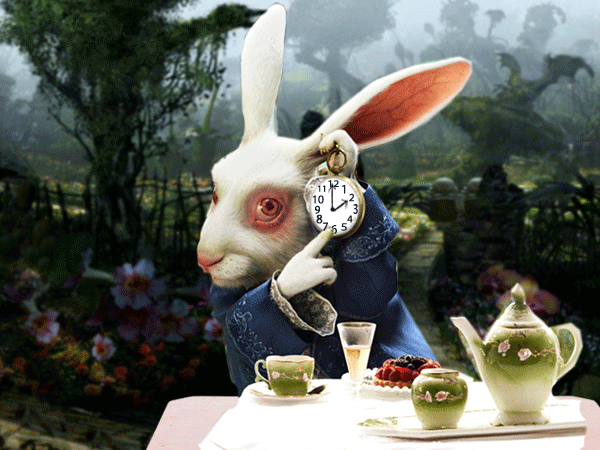 Кролик из Алисы в стране чудес
