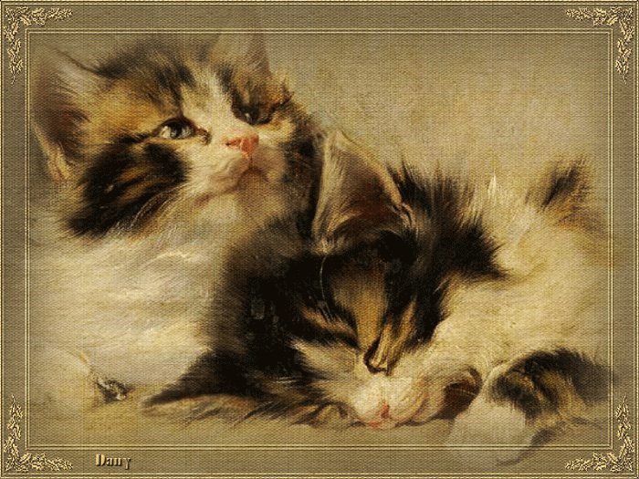 Картина с котятами