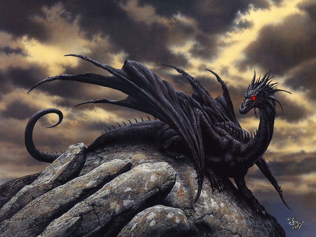 Большой черный дракон