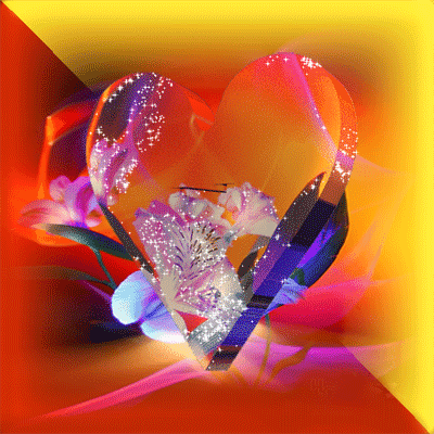 Красивое 3D сердце