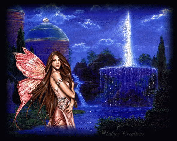 Ангел у фонтана