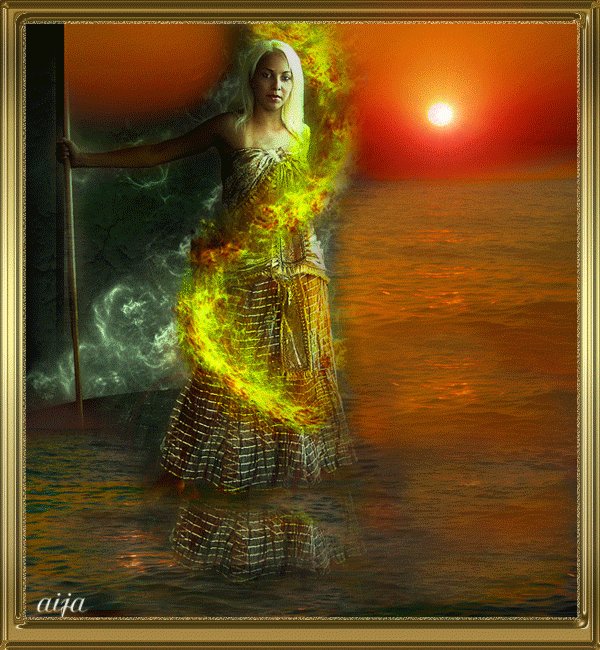 Девушка огня и солнца