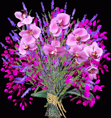 Букет фиолетовых цветов