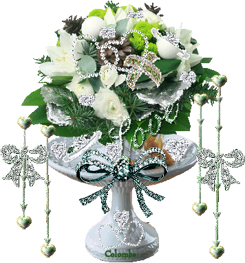 Шикарная ваза с цветами