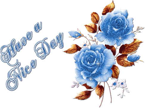 Картинка с синими розами