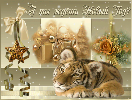 Картинка новый год тигра