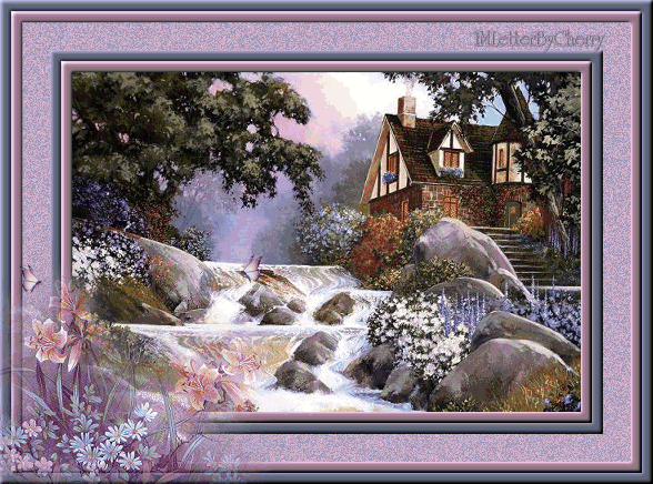 Дом у реки - Картина